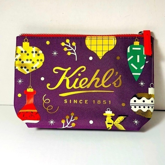 🎄Kiehl's SInce 1851 limited edition makeup bag Maite Franchi Christmas N… - Picture 1 of 8
